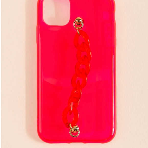 Resin Chain Strap Apple Iphone XR/11 Case - Picture 2 of 2